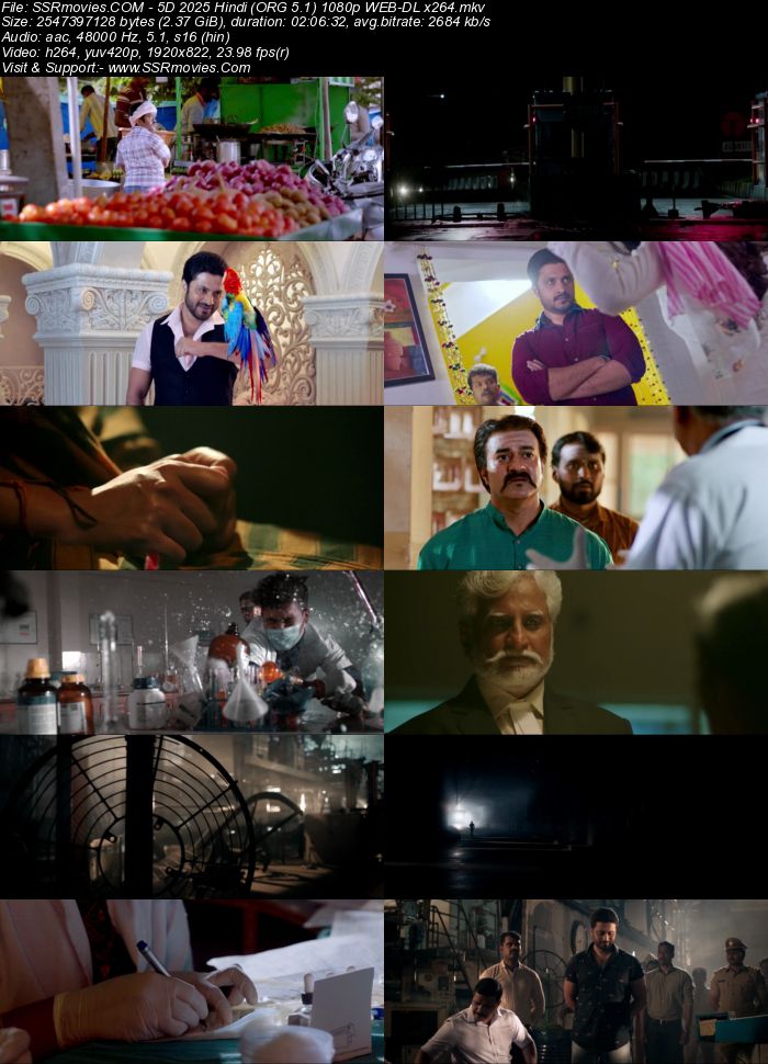 5D 2025 Hindi (ORG 5.1) 1080p 720p 480p WEB-DL x264 5D 2025 Hindi (ORG 5.1) 1080p 720p 480p WEB-DL x264