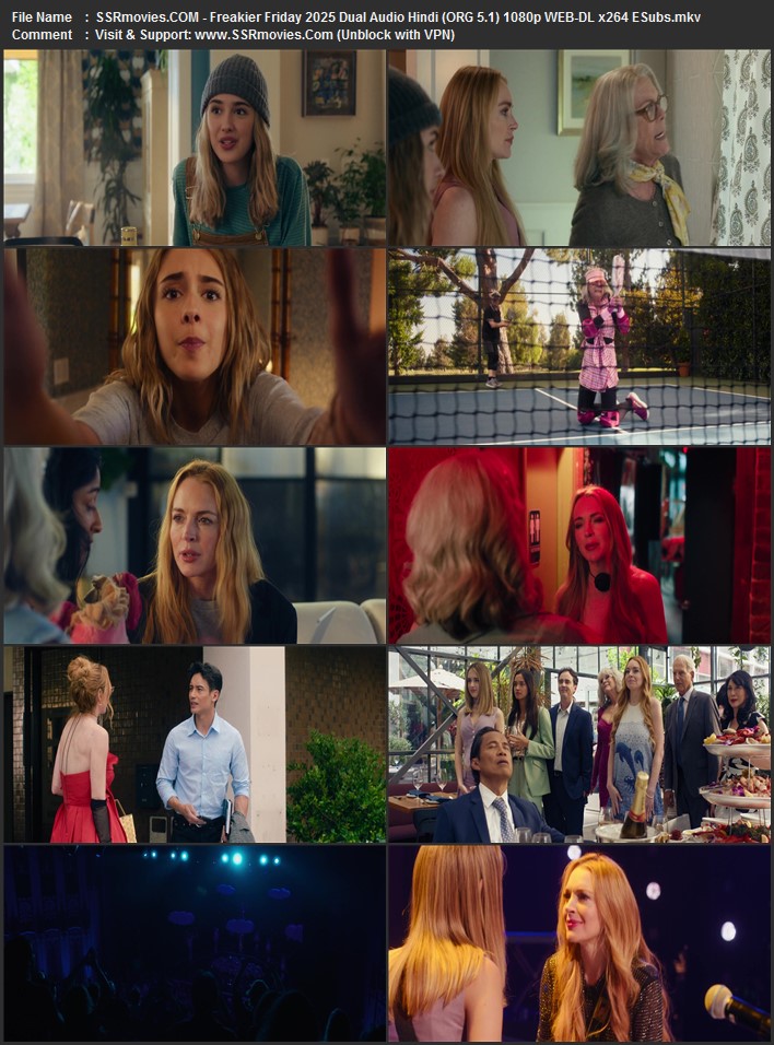 Freakier Friday 2025 Dual Audio Hindi (ORG 5.1) 4K 1080p 720p 480p WEB-DL x264 ESubs Freakier Friday 2025 Dual Audio Hindi (ORG 5.1) 4K 1080p 720p 480p WEB-DL x264 ESubs