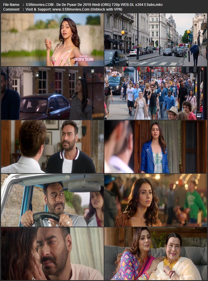 De De Pyaar De 2019 Hindi (ORG) 1080p 720p 480p WEB-DL x264 ESubs