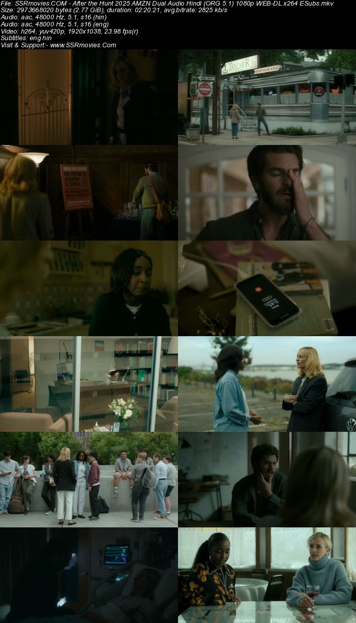 After the Hunt 2025 AMZN Dual Audio Hindi (ORG 5.1) 1080p 720p 480p WEB-DL x264 ESubs