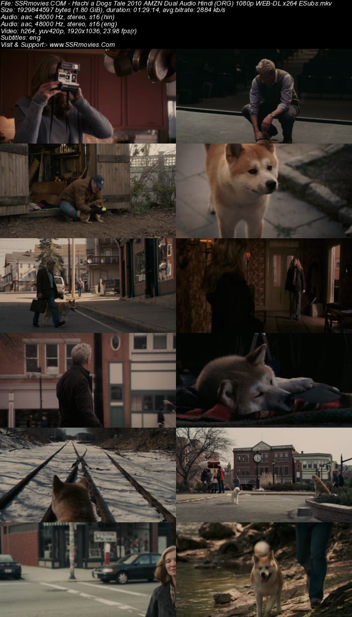 Hachi: A Dog's Tale 2009 AMZN Dual Audio Hindi (ORG) 1080p 720p 480p WEB-DL x264 ESubs Hachi: A Dog's Tale 2009 AMZN Dual Audio Hindi (ORG) 1080p 720p 480p WEB-DL x264 ESubs