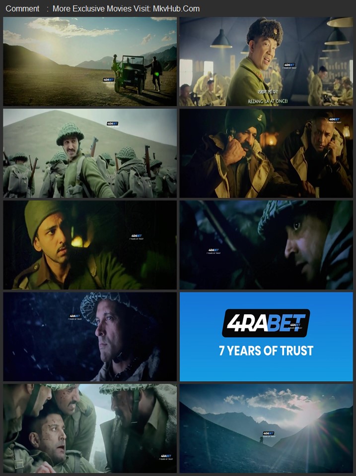 120 Bahadur 2025 Hindi [Cleaned] 480p 720p 1080p HQ HDTC x264 ESubs Download