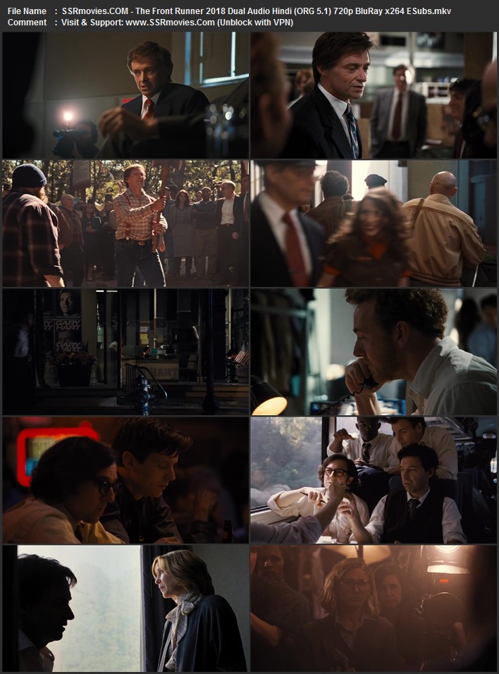 The Front Runner 2018 Dual Audio Hindi (ORG 5.1) 1080p 720p 480p BluRay x264 ESubs The Front Runner 2018 Dual Audio Hindi (ORG 5.1) 1080p 720p 480p BluRay x264 ESubs