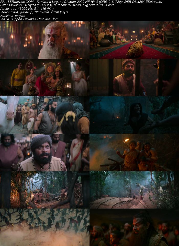 Kantara A Legend: Chapter 1 2025 NF Hindi (ORG 5.1) 4K 1080p 720p 480p WEB-DL x264 ESubs Kantara A Legend: Chapter 1 2025 NF Hindi (ORG 5.1) 4K 1080p 720p 480p WEB-DL x264 ESubs