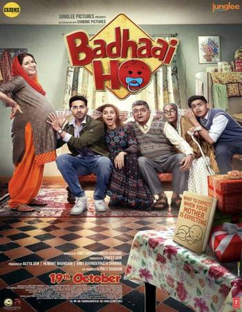 Badhaai Ho 2018 Hindi (ORG 5.1) 1080p 720p 480p BluRay x264 ESubs