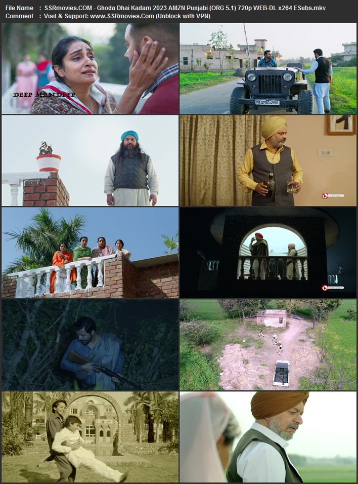 Ghoda Dhai Kadam 2023 Punjabi (ORG 5.1) 1080p 720p 480p WEB-DL x264 ESubs