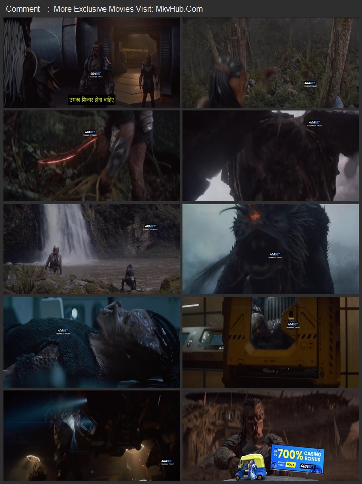 Predator: Badlands 2025 Hindi [Cleaned] 480p 720p 1080p WEBRip x264 ESubs Download
