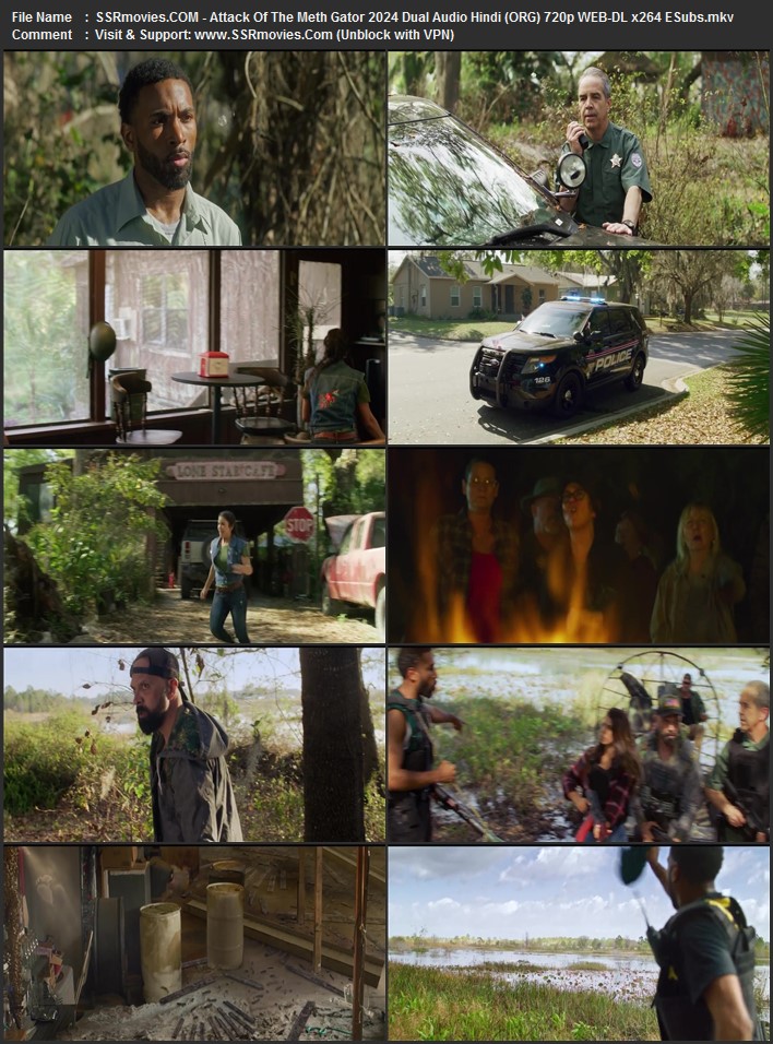 Attack of the Meth Gator 2023 Dual Audio Hindi (ORG) 1080p 720p 480p WEB-DL x264 ESubs