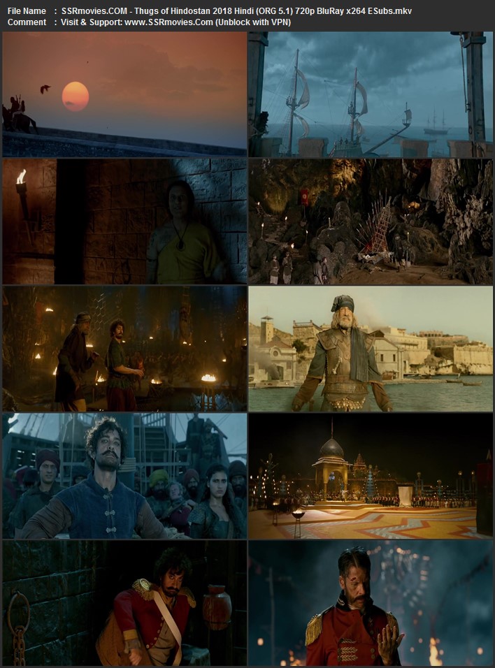 Thugs of Hindostan 2018 Hindi (ORG 5.1) 1080p 720p 480p BluRay x264 ESubs Thugs of Hindostan 2018 Hindi (ORG 5.1) 1080p 720p 480p BluRay x264 ESubs