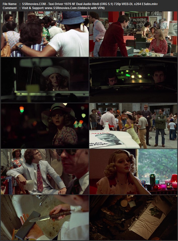 Taxi Driver 1976 Dual Audio Hindi (ORG 5.1) 1080p 720p 480p WEB-DL x264 ESubs