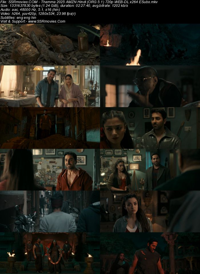 Thamma 2025 NF Hindi (ORG 5.1) 4K 1080p 720p 480p WEB-DL x264 ESubs Thamma 2025 NF Hindi (ORG 5.1) 4K 1080p 720p 480p WEB-DL x264 ESubs