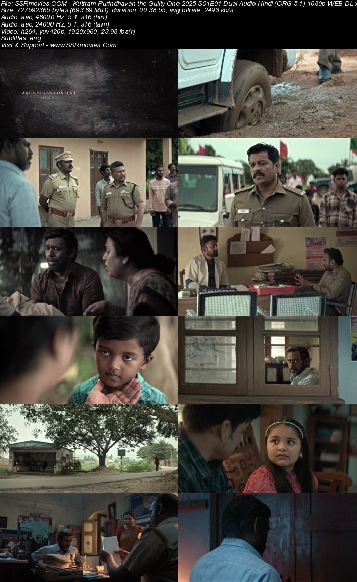 Kuttram Purindhavan the Guilty One 2025 S01 Complete Dual Audio Hindi (ORG 5.1) 1080p 720p 480p WEB-DL x264 ESubs Kuttram Purindhavan the Guilty One 2025 S01 Complete Dual Audio Hindi (ORG 5.1) 1080p 720p 480p WEB-DL x264 ESubs