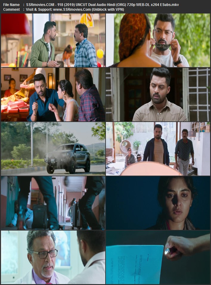 118 2019 Dual Audio Hindi (ORG) 1080p 720p 480p WEB-DL x264 ESubs 118 2019 Dual Audio Hindi (ORG) 1080p 720p 480p WEB-DL x264 ESubs