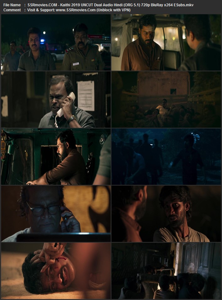 Kaithi 2019 Dual Audio Hindi (ORG 5.1) 1080p 720p 480p BluRay x264 ESubs