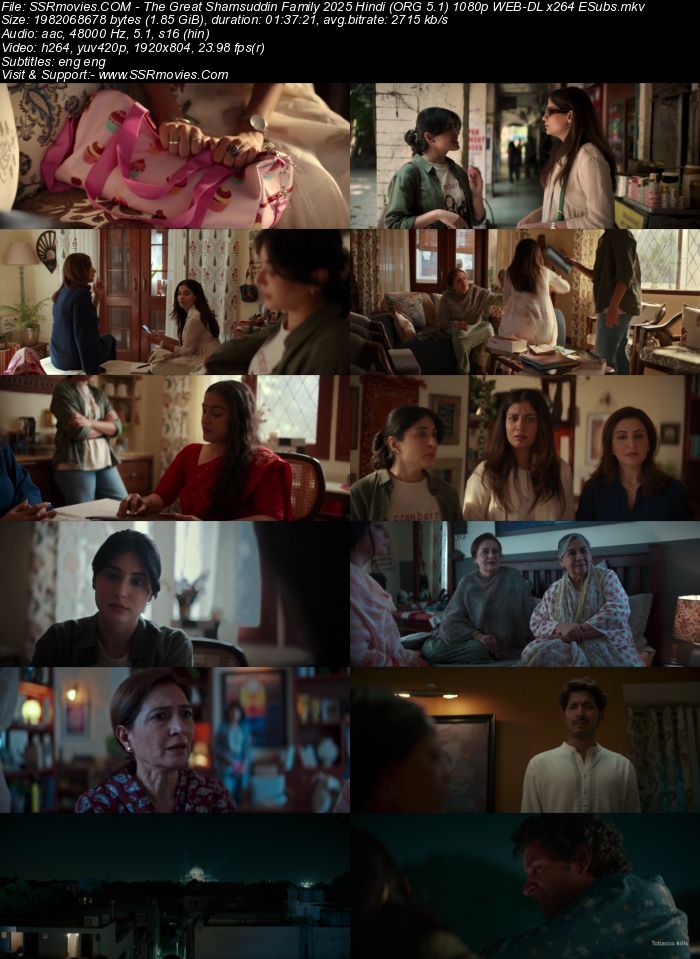 The Great Shamsuddin Family 2025 Hindi (ORG 5.1) 4K 1080p 720p 480p WEB-DL x264 ESubs The Great Shamsuddin Family 2025 Hindi (ORG 5.1) 4K 1080p 720p 480p WEB-DL x264 ESubs