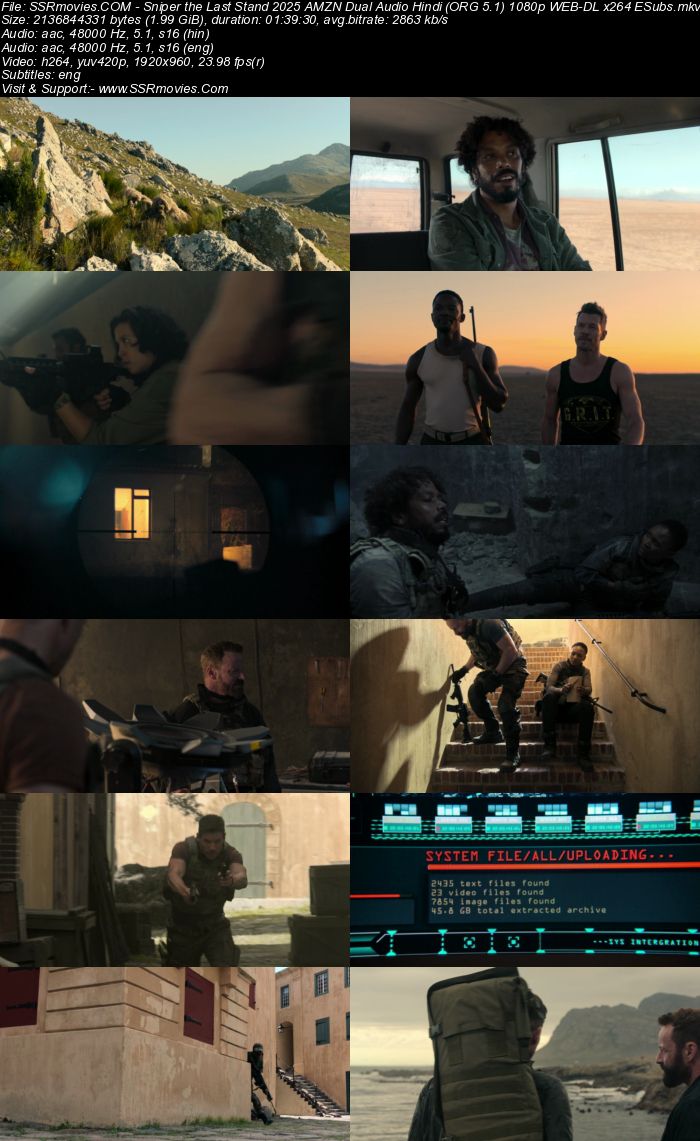 Sniper: The Last Stand 2025 AMZN Dual Audio Hindi (ORG 5.1) 4K 1080p 720p 480p WEB-DL x264 ESubs Sniper: The Last Stand 2025 AMZN Dual Audio Hindi (ORG 5.1) 4K 1080p 720p 480p WEB-DL x264 ESubs