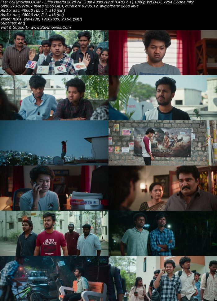 Little Hearts 2025 NF Dual Audio Hindi (ORG 5.1) 1080p 720p 480p WEB-DL x264 ESubs