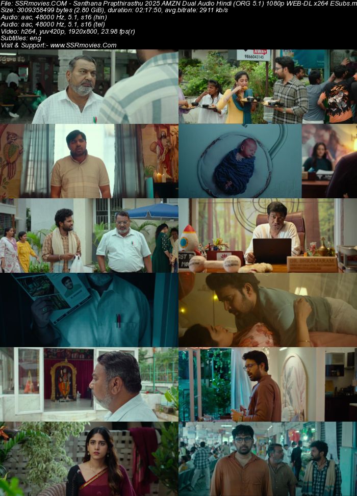 Santhana Prapthirasthu 2025 AMZN Dual Audio Hindi (ORG 5.1) 1080p 720p 480p WEB-DL x264 ESubs