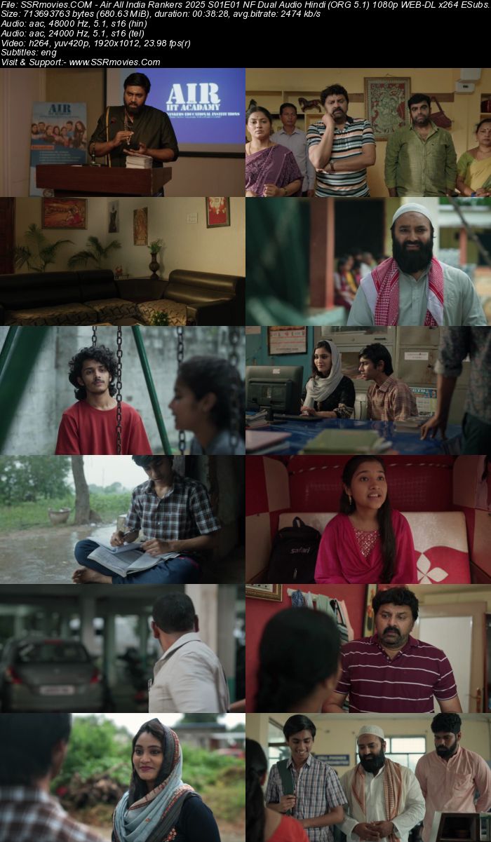 Air All India Rankers 2025 S01 Complete NF Dual Audio Hindi (ORG 5.1) 1080p 720p 480p WEB-DL x264 ESubs Air All India Rankers 2025 S01 Complete NF Dual Audio Hindi (ORG 5.1) 1080p 720p 480p WEB-DL x264 ESubs
