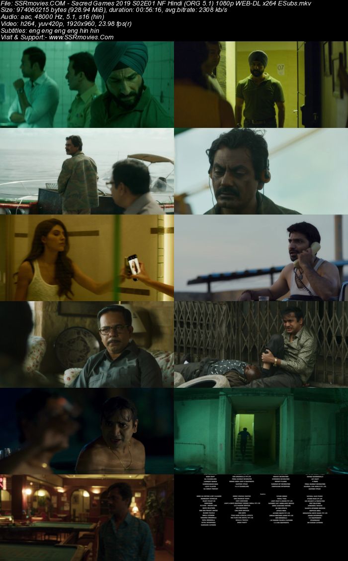 Sacred Games 2019 S02 Complete NF Hindi (ORG 5.1) 1080p 720p 480p WEB-DL x264 ESubs Sacred Games 2019 S02 Complete NF Hindi (ORG 5.1) 1080p 720p 480p WEB-DL x264 ESubs
