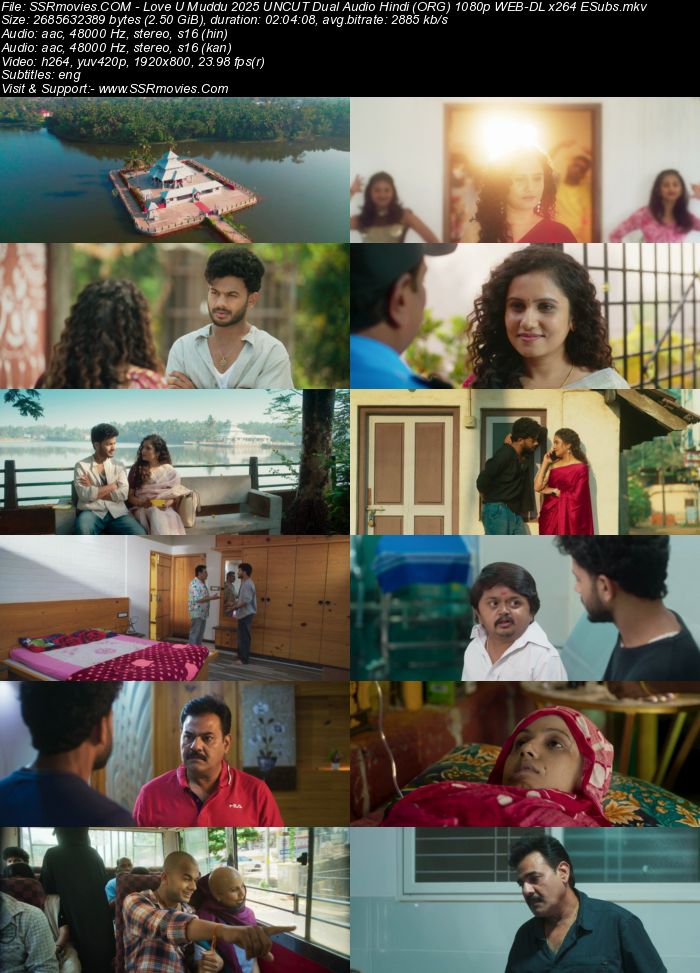 Love U Muddu 2025 UNCUT Dual Audio Hindi (ORG) 1080p 720p 480p WEB-DL x264 ESubs