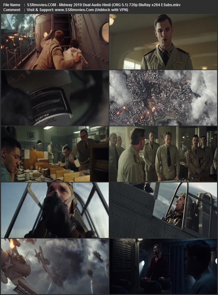 Midway 2019 Dual Audio Hindi (ORG 5.1) 1080p 720p 480p BluRay x264 ESubs