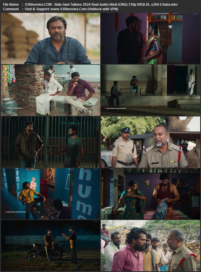 Balu Gaani Talkies 2024 Dual Audio Hindi (ORG) 1080p 720p 480p WEB-DL x264 ESubs