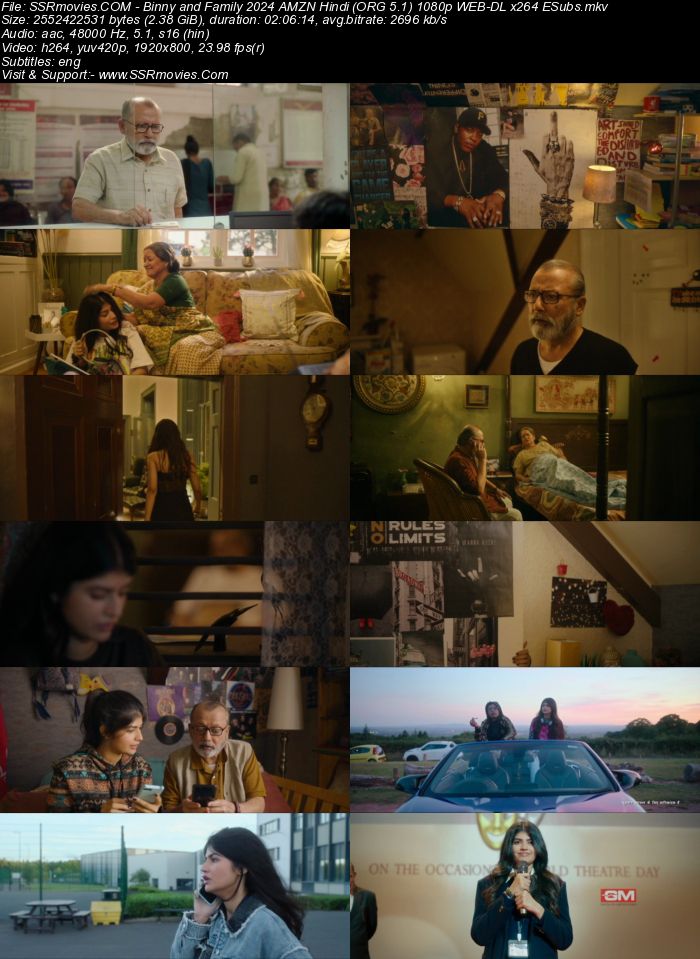 Binny and Family 2024 Hindi (ORG 5.1) 1080p 720p 480p AMZN WEB-DL x264 ESubs