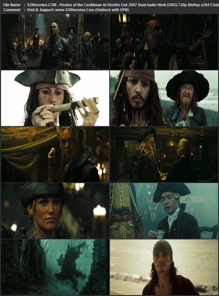 Pirates of the Caribbean: At World's End 2007 Dual Audio Hindi (ORG) 1080p 720p 480p BluRay x264 ESubs Pirates of the Caribbean: At World's End 2007 Dual Audio Hindi (ORG) 1080p 720p 480p BluRay x264 ESubs