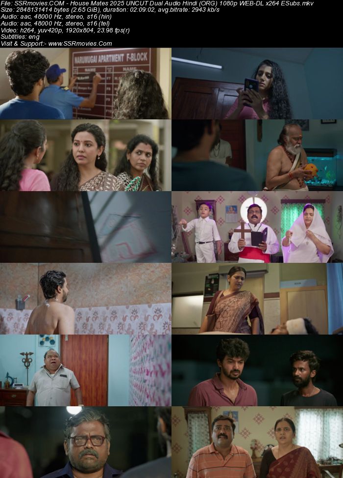 House Mates 2025 UNCUT Dual Audio Hindi (ORG) 1080p 720p 480p WEB-DL x264 ESubs