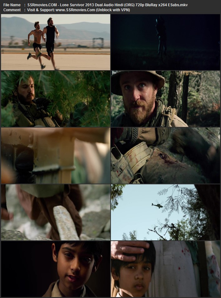 Lone Survivor 2013 Dual Audio Hindi (ORG) 1080p 720p 480p BluRay x264 ESubs