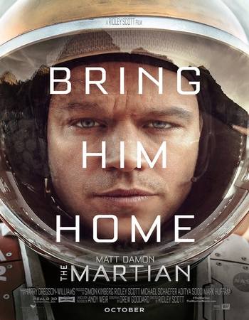 The Martian 2015 Dual Audio [Hindi-English] ORG 5.1 480p 720p 1080p BluRay x264 ESubs