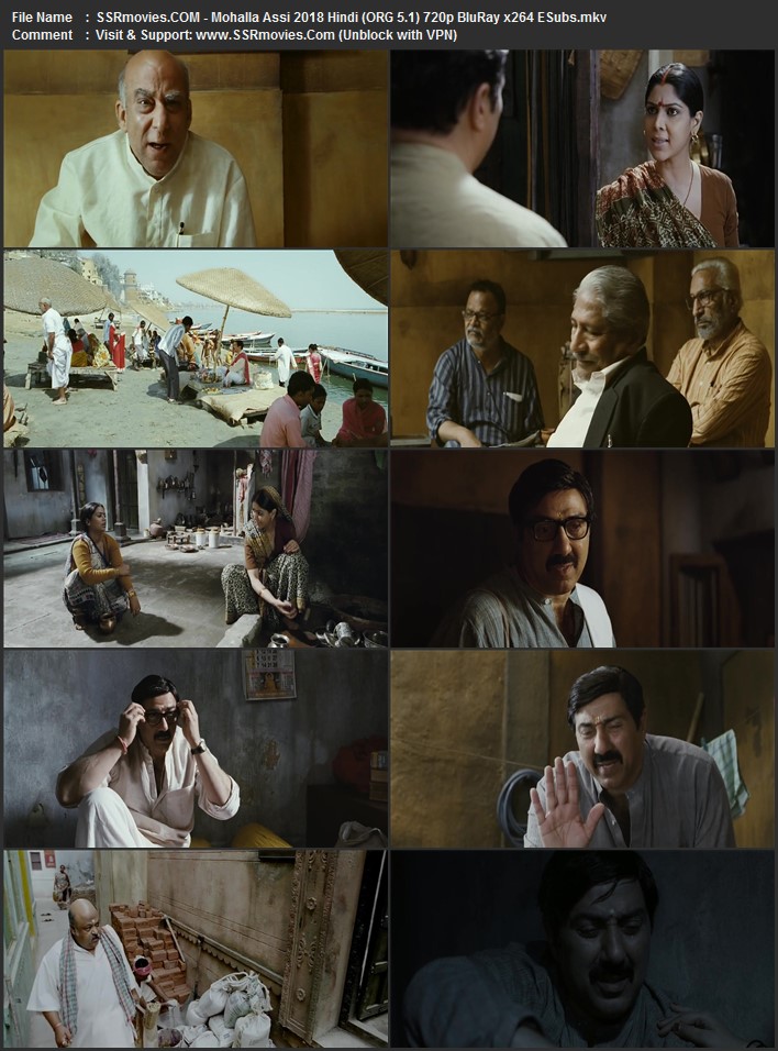 Mohalla Assi 2015 Hindi (ORG 5.1) 1080p 720p 480p BluRay x264 ESubs Mohalla Assi 2015 Hindi (ORG 5.1) 1080p 720p 480p BluRay x264 ESubs