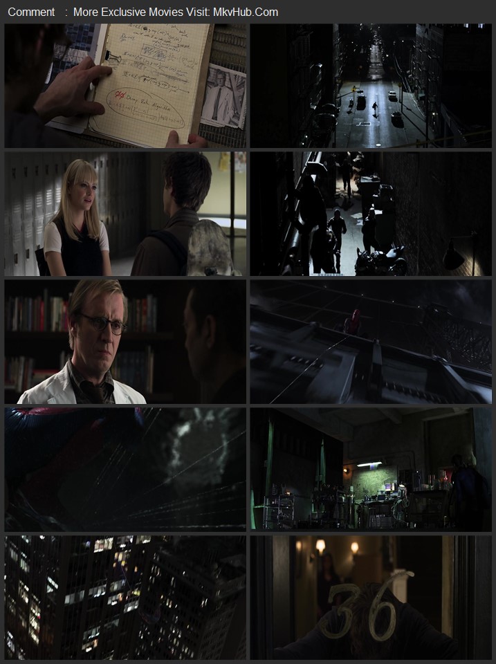 The Amazing Spider-Man 2012 Dual Audio [Hindi-English] ORG 2.0 480p 720p 1080p BluRay x264 ESubs Download