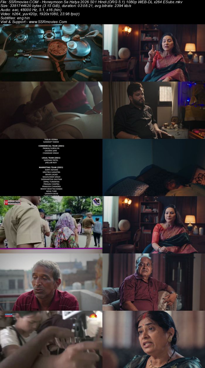 Honeymoon Se Hatya 2026 S01 Complete Hindi (ORG 5.1) 1080p 720p 480p WEB-DL x264 ESubs Honeymoon Se Hatya 2026 S01 Complete Hindi (ORG 5.1) 1080p 720p 480p WEB-DL x264 ESubs