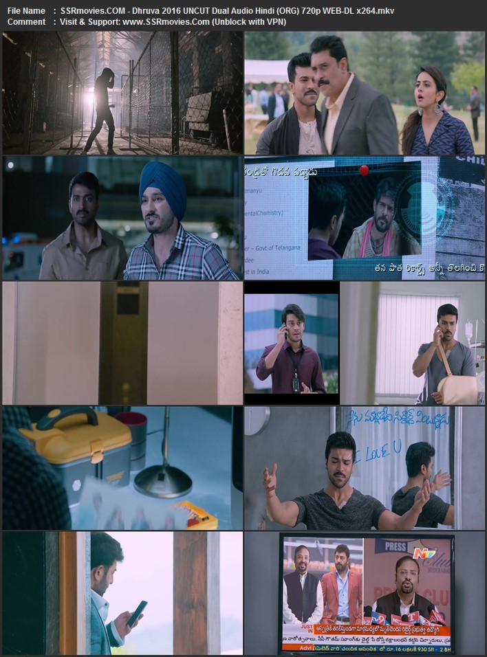 Dhruva 2016 Dual Audio Hindi (ORG) 1080p 720p 480p WEB-DL x264 ESubs