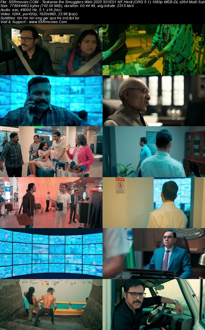Taskaree: The Smuggler's Web 2026 S01 Complete NF Hindi (ORG 5.1) 1080p 720p 480p WEB-DL x264 Multi Subs