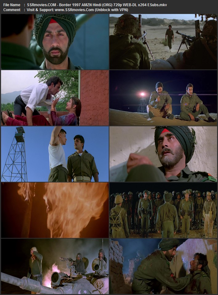 Border 1997 Hindi (ORG) 1080p 720p 480p WEB-DL x264 ESubs Border 1997 Hindi (ORG) 1080p 720p 480p WEB-DL x264 ESubs
