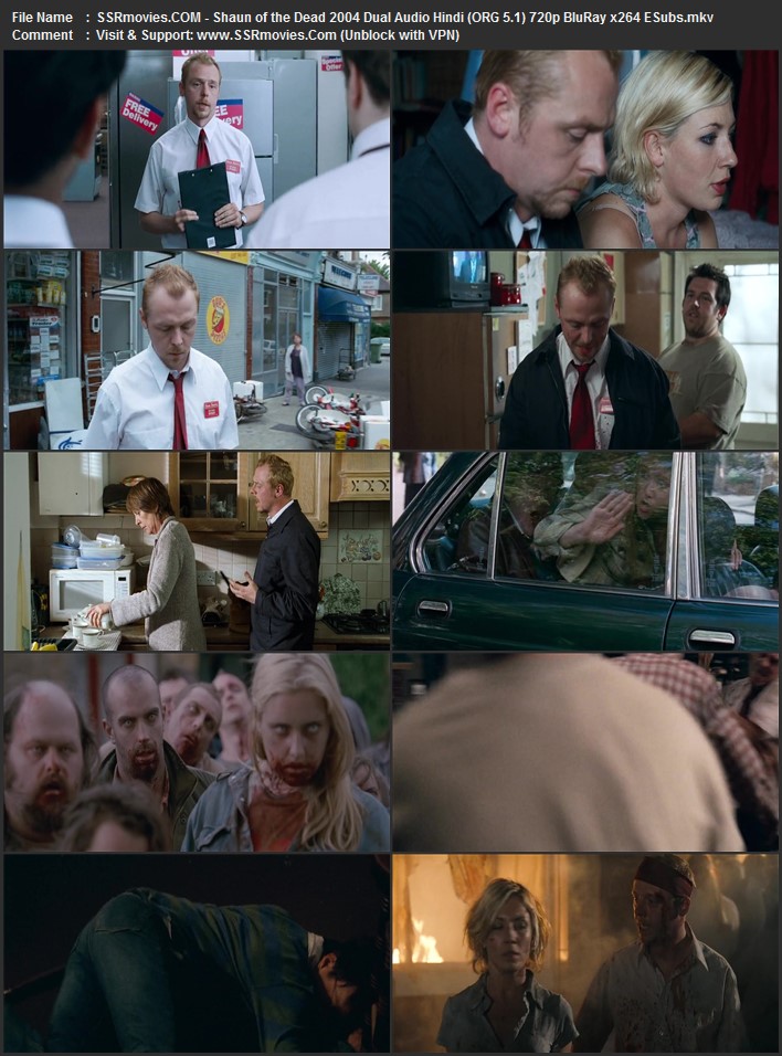 Shaun of the Dead 2004 Dual Audio Hindi (ORG 5.1) 1080p 720p 480p BluRay x264 ESubs