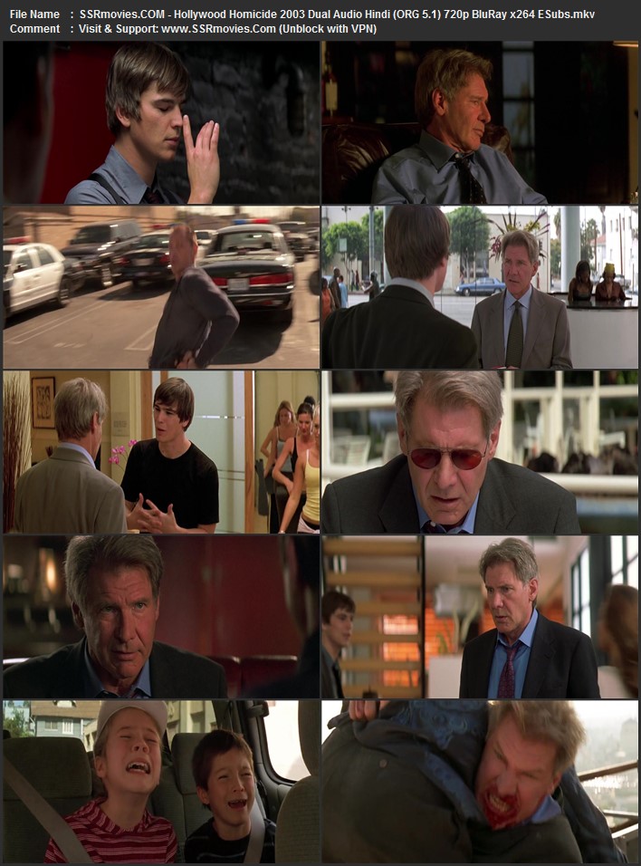Hollywood Homicide 2003 Dual Audio Hindi (ORG 5.1) 1080p 720p 480p BluRay x264 ESubs Hollywood Homicide 2003 Dual Audio Hindi (ORG 5.1) 1080p 720p 480p BluRay x264 ESubs