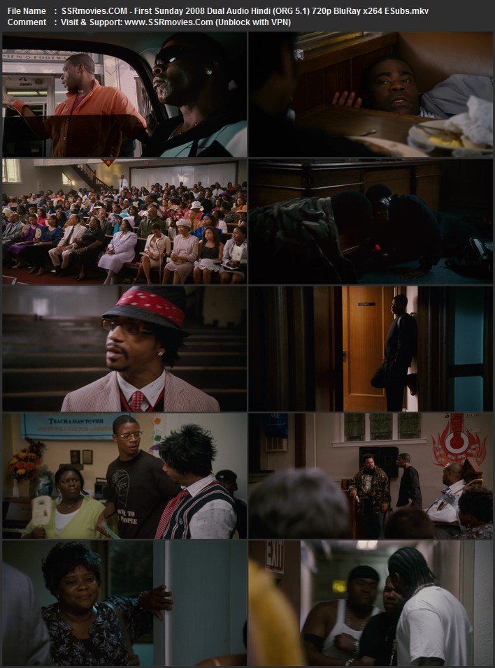 First Sunday 2008 Dual Audio Hindi (ORG 5.1) 1080p 720p 480p BluRay x264 ESubs