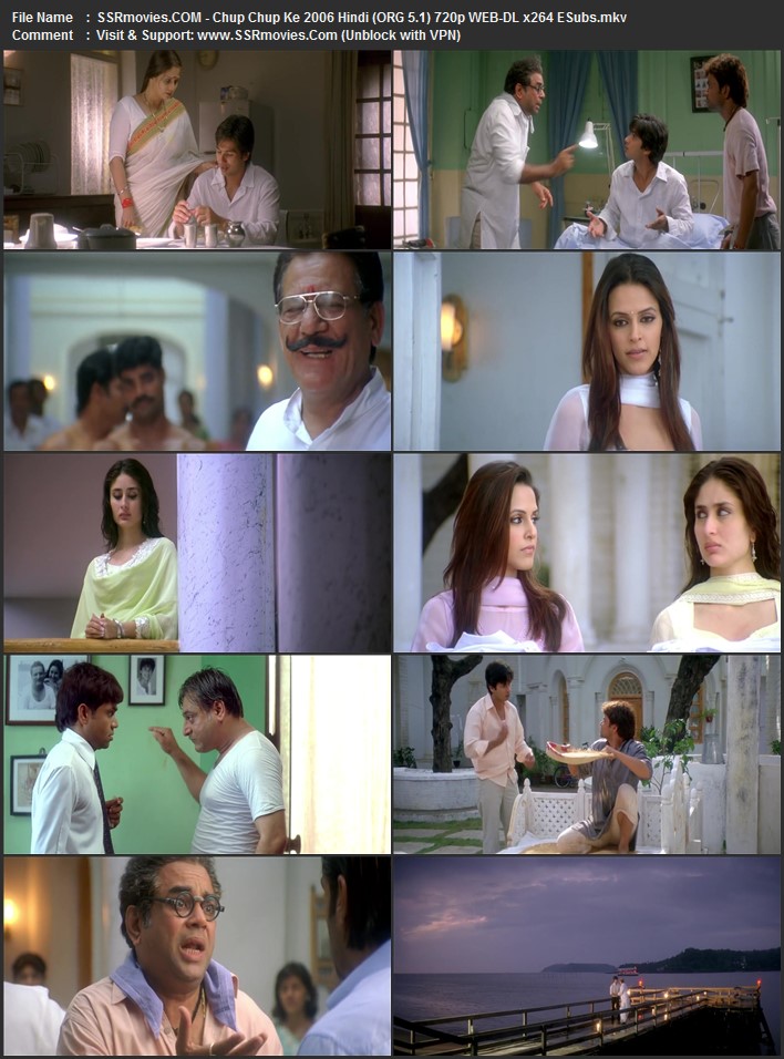 Chup Chup Ke 2006 Hindi (ORG 5.1) 1080p 720p 480p WEB-DL x264 ESubs Chup Chup Ke 2006 Hindi (ORG 5.1) 1080p 720p 480p WEB-DL x264 ESubs