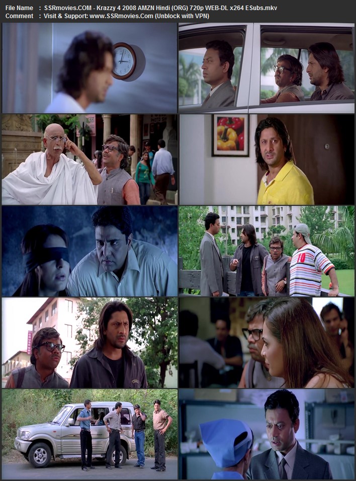 Krazzy 4 2008 Hindi (ORG) 1080p 720p 480p WEB-DL x264 ESubs Krazzy 4 2008 Hindi (ORG) 1080p 720p 480p WEB-DL x264 ESubs