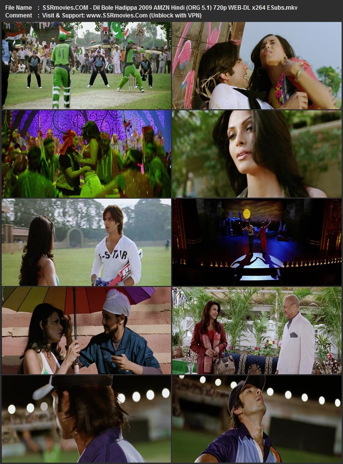 Dil Bole Hadippa 2009 Hindi (ORG 5.1) 1080p 720p 480p WEB-DL x264 ESubs Dil Bole Hadippa 2009 Hindi (ORG 5.1) 1080p 720p 480p WEB-DL x264 ESubs
