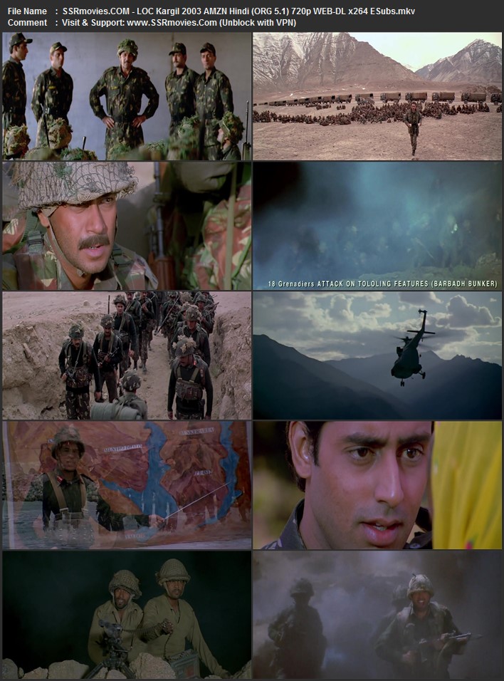 LOC: Kargil 2003 Hindi (ORG 5.1) 1080p 720p 480p WEB-DL x264 ESubs LOC: Kargil 2003 Hindi (ORG 5.1) 1080p 720p 480p WEB-DL x264 ESubs
