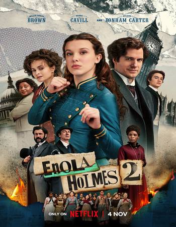 Enola Holmes 2 2022 Dual Audio Hindi (ORG 5.1) 1080p 720p 480p WEB-DL x264 ESubs