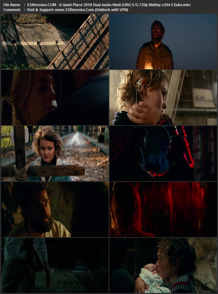 A Quiet Place 2018 Dual Audio Hindi (ORG 5.1) 1080p 720p 480p WEB-DL x264 ESubs