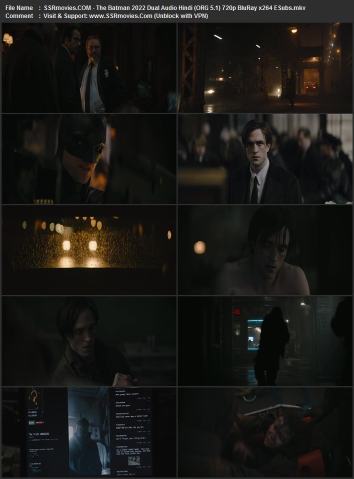 The Batman 2022 Dual Audio Hindi (ORG 5.1) 1080p 720p 480p BluRay x264 ESubs The Batman 2022 Dual Audio Hindi (ORG 5.1) 1080p 720p 480p BluRay x264 ESubs