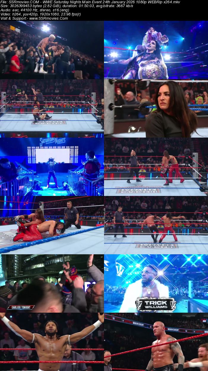 WWE Saturday Night's Main Event 24th January 2026 1080p 720p 480p WEBRip x264 WWE Saturday Night's Main Event 24th January 2026 1080p 720p 480p WEBRip x264