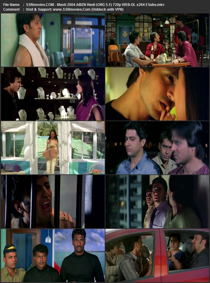 Masti 2004 Hindi (ORG 5.1) 1080p 720p 480p WEB-DL x264 ESubs Masti 2004 Hindi (ORG 5.1) 1080p 720p 480p WEB-DL x264 ESubs